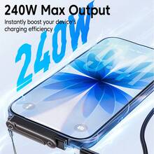 240W 支架轉接器，Type-C 轉 Type-C 可折疊支架 OTG 轉接頭，USB 2.0 數據傳輸支架連接器，輕巧便攜可折疊，快速充電，適合手機觀看影片或玩遊戲 - 彩色 - 查看 2