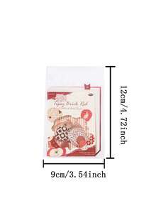 1 Pack 50pcs Creative Polka Dot Asymmetrical Circle Stickers For Scrapbook DIY Collage Decoration Photo Album - Scattered Dots - View 2