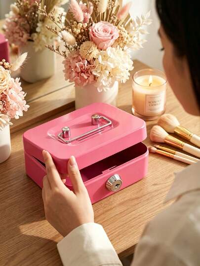 1pc Creative Educational Design | Small Capacity Piggy Bank - Coin Storage Jar With Coin Slot, Cultivate Financial Habits | Suitable For Financial Education Parents, Black/Pink/Green, Mother's Day, Father's Day, World Cup, Family Day Gift