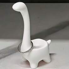 1个优雅可爱的恐龙戒指架，适合存放戒指 - 彩色 - 查看 2