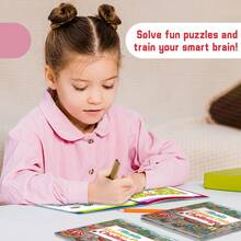 Brain Games Fun Challenge For Kids, Picture Puzzle And Word Search Activity Book, Visual Brain Teasers, Logic Thinking, Observation Skills, Problem Solving Workbook For Children, Early Learning Educational Book - Multicolor - View 10