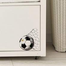 1pc Football Wall Stickers ,2D Printed Wall Sticker , Suitable As A Gift For Window Sticker , Creative Self-Adhesive , Suitable For Bedroom And Living Room, Bedroom, Dining Room, Study, Bathroom - A - View 2