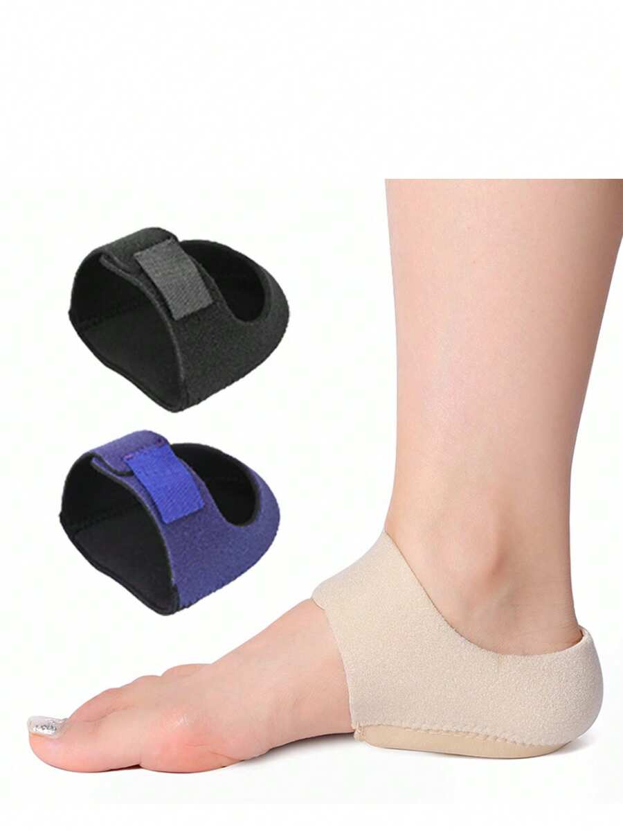 1 Par de Protetor de Calcanhar de Silicone, Manga de Calcanhar de Silicone, Almofada de Calcanhar, Absorvedor de Choque de Calcanhar - Multicolorido - Visão 1