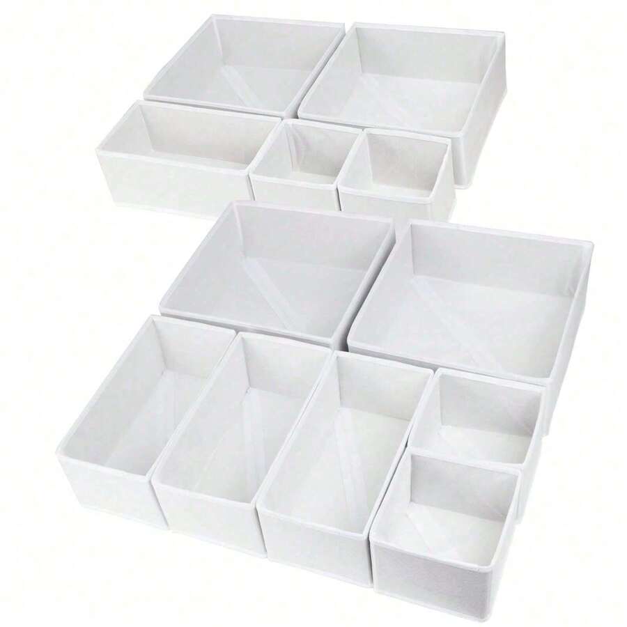 6pcs Drawer/Desktop Makeup Organizer Boxes, Transparent Vanity Organizer Boxes, Anti-Slip Multi-Layer Jewelry & Small Items Storage Boxes, Elegant Storage Boxes, Room Decor, Home Decor, Autumn Decor, Bedroom Decor