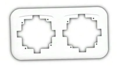  Ramka podwójna do mechanizmu wpuszczanego Electro Dh 36.530/MD, kolor biały, 8430552107179