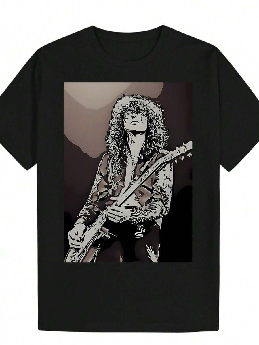 Dam-T-shirts - Svart - Visa 1