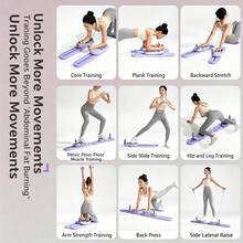 Multi-Functional Abdominal Board, Sliding Fitness Machine, Leg Slimming, Automatic Rebound Abdominal Wheel, Abdominal Muscle Trainer - Multicolor - View 3