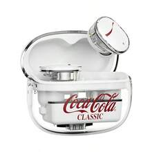 Coca-Cola 可口可乐 T11 真无线耳机，透明设计，触控操作，超长续航，自动配对，经典 Logo，轻巧便携，绝佳礼物 - 查看 6