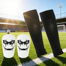 Set de 4 accesorios de fútbol - Esenciales para deportes de fútbol, que incluyen calcetines deportivos, plantillas de entrenamiento, transpirables, multicolor, adecuados para partidos y entrenamientos de fútbol - Multicolor - Ver 13