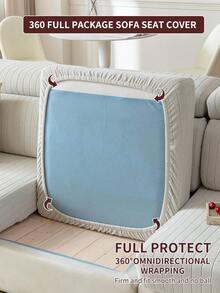 1 tấm bọc ghế sofa co giãn, chống trượt, phủ toàn bộ bề mặt ghế, phù hợp cho mọi mùa, bọc ghế sofa bằng vải, có thể giặt máy, chống bụi, thân thiện với thú cưng, trang trí cho phòng ngủ, văn phòng, phòng khách, phù hợp với ghế sofa 1-4 chỗ và ghế sofa hình chữ L. - Màu Xám nhạt - Xem 9