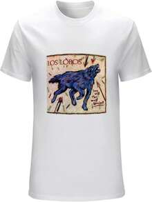 Los Lobos - Camiseta de vinilo para hombre - Blanco - Ver 1