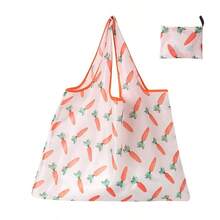1pc Supermarket Shopping Bag,Reusable Grocery Bags- Large Capacity Foldable Grocery Tote With Adjustable Shoulder Strap, Leak-Proof Design & Compact Storage For Daily Use, Multiple Colors Available ﻿ - MultiWarna - View 3