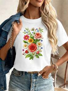 Women T-Shirts - White - View 1