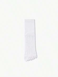 1/2/3 Pairs Men's Solid Color Five Finger Socks, Odor-Resistant-Wicking Sports Cushioned Massage Toe Socks, Couples Socks - Nhiều màu - Xem 6