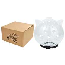 1 chiếc mũ trùm đầu hình cầu chống liếm, chống cắn cho mèo, vòng cổ cho mèo, mũ trùm đầu cho thú cưng - Nhiều màu - Xem 3