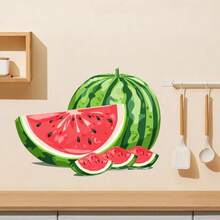 1set Watermelon Wall Stickers, Self-Adhesive Paper, Suitable For Home Decoration, Room Decoration, Kitchen Decoration, PVC Waterproof Material, Removable - Self-adhesive - View 6