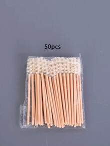 50/100支装一次性睫毛刷、睫毛梳、化妆刷、化妆棒、眉刷、睫毛梳、睫毛刷、化妆刷、眉刷，睫毛和眉毛生长专用化妆工具 - 彩色 - 查看 6