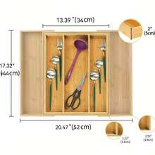 2026 Popular Spring Summer Extensible Drawer Storage Box With Adjustable Tray, Multi-Functional Organizer Cutlery, Knives & Utensils, Kitchen Drawer Organizer Also Suitable Bedroom & Living Room Storage - 1 - Xem 4