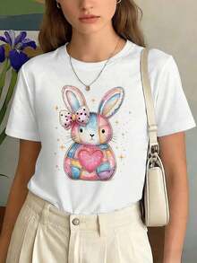 Women T-Shirts - White - View 1