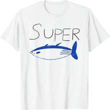 Camiseta  con texto en inglés Atún - Blanco - Ver 2