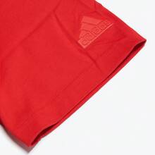 Adidas Men's Casual Comfortable Lightweight Crew Neck Short Sleeve T-Shirt JE6105, Spring/Summer - Light Scarlet - View 3