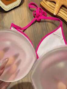 1 Pair Transparent Invisible Breast Lift Tape - Instantly Enhances Bust For Swimwear, Bikini, Beach Wear - Clear - View 4