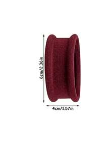10/5/1pc High Elastic Extra Wide Seamless Hair Tie, Fashionable & Elegant - Hair Ties That Won't Damage Hair, Suitable For Women To Tie High Ponytail,Travel,Birthday - Multicolor - View 5