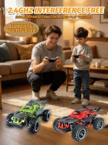 1pc 1:18 Scale 2.4GHz Remote Control Off-Road Vehicle, 4WD, Multi-Angle Driving, Rechargeable Drifting RC Car, High-Speed Racing Outdoor Toy For Children 6+ Years Old, Suitable As Birthday/Christmas Gift - Multicolor - View 8
