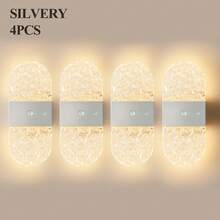 Crystal Motion Sensor Wall Light LED Magnetic Wall Light 1200mAh Battery Powered Night Light Easy Installation Adjustable Color Temperature And Brightness Suitable For Hallway Bathroom Bedroom Stairs Home Decor Living Room Decor - Hills Are Multicolored - View 25