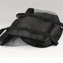 1 pieza Bolsa de malla duradera y portátil, accesorio de mochila de malla, equipo deportivo, bolsa de baloncesto con cordón - Multicolor - Ver 4