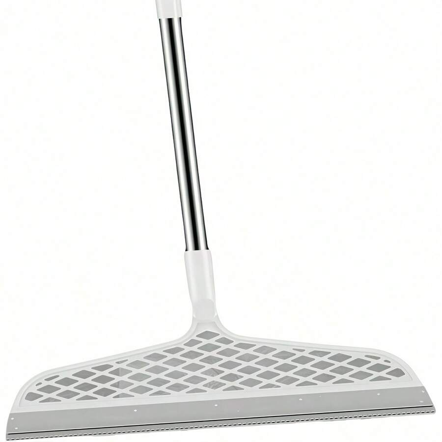 Magic Broom, Silicone Floor And Carpet Cleaner, Plastic Handle For Stains And Spills, Home Cleaning Tool & Pet Hair Remover, Magic Broom Sweeper, Silicone Broom, Rubber Broom, Floor Squeegee, Window Squeegee, Bathroom Cleaner, Kitchen Cleaner, Hardwood Floor, Tile Floor, Laminate Floor, Non Stick Hair, Wet Dry Use, Easy Clean, Reusable, Durable, Lightweight, Ergonomic Handle, Non Scratch, Multi Surface, Multi Purpose, Household Cleaning, Pet Supplies, Daily Cleaning, Office Cleaning, Car Cleaning, Dustpan Compatible, Easy Use, Compact Storage, Long Handle, Flexible Bristles, Stain Remover, Spill Cleaner, Pet Mess Cleaner, Cat Hair, Dog Hair, Fur Remover, Lint Remover, Floor Scrubber - Xám - Xem 1
