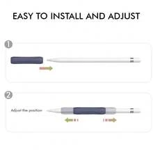Ergonomics Grip Holder Compatible With Apple Pencil 1st Gen Accessory Slim Silicone Protective Sleeve Cover Holder Compatible With Apple Pencil - Multicolor - View 8