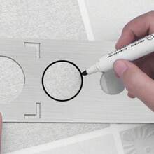 Multi-Function Universal Drilling Tool Hole-Cutting Positioner For Marble And Glass Tile Drill Guide - Silver - View 4