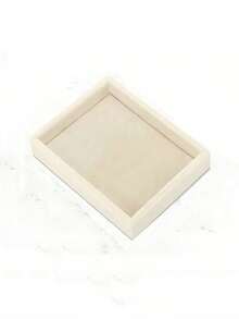 1pc Velvet Jewelry Tray For Necklace, Earrings, Bracelet, Ring, Bangle Storage - Multicolor - View 12
