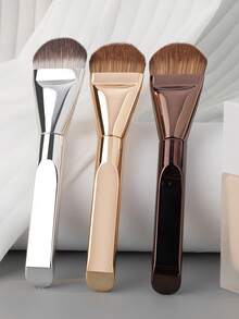 1/2/3/4舌形粉底刷超薄粉底刷圆形面部轮廓刷扁平轮廓刷混合装，包括面部刷、粉底刷、散粉刷、遮瑕刷、旅行刷、歌舞伎化妆刷、学生化妆刷，蓬松柔软，适合初学者。 - 彩色 - 查看 7
