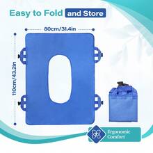 Fanwer Slide Sheets With Reinforced Handles, 31.4*41.2inch Multi-Purpose Transfer Sheet For Turning And Lifting Elderly People And Patients - Multicolor - View 6