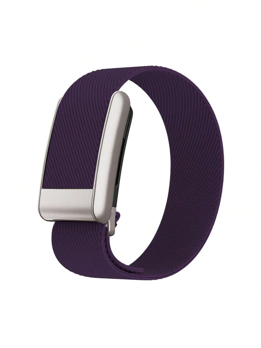 Correa de reloj de 5.0/MG - Compatible con ECG, rendimiento de punto de firma - No compatible con Gen 4 - Morado - Ver 1