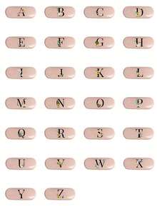Hard Eyeglass Case With A-Z Letter & Pink Daisy Flower Print, Portable Protective Eyewear Case, Waterproof Dustproof Glasses Storage Box, Suitable For Students Daily Use, Mother's Day Gift, Fits Regular Glasses And Fashion Glasses - Multicolor - View 3