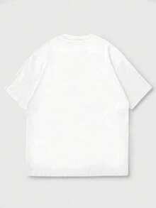 Men's Casual Skull Crew Neck Short Sleeve Summer T-Shirt - White - View 4