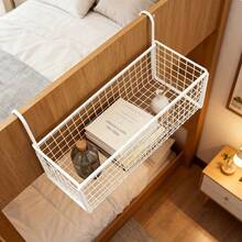 1 pièce Étagère de rangement de chevet - Design à grille ouverte économisant l'espace, structure en porte-à-faux robuste, convient pour le dortoir, la chambre, le bureau - Parfait pour les petits espaces et une vie rangée, rangement mural et organisation de la chambre, essentiel pour le dortoir, design minimaliste - Multicolore - Voir 1