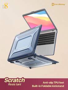 Ốp lưng D8, ốp lưng PC TPU, ốp laptop nữ dễ thương, bảo vệ mỏng nhẹ, chống trầy xước, chống bám vân tay, trong suốt mờ, kiểu dáng thời trang, tương thích với MacBook Air 13 13.6 inch, M1 M2 M3 Air Case, A2681 A3113 A2337 A1932 A1466. - Xem 12