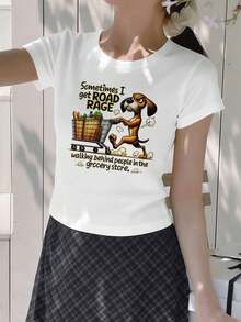 Women T-Shirts - 白色 - 查看 2