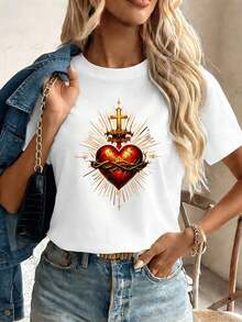 Women T-Shirts - White - View 1
