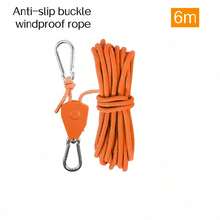 Polea de trinquete de cuerda para camping al aire libre, soporte ajustable para tensar rápidamente la cuerda de la tienda de campaña para hombres, adecuado para toldos, kayaks, canoas y luces de cultivo - Multicolor - Ver 12