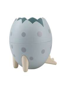 Cute Dinosaur Egg Makeup Brush Holder Cup, Cartoon Cosmetic Brush Storage Organizer Cup, Desktop Pen Holder Makeup Tool Container Suitable For Vanity, Bedroom, Bathroom - Multicolor - View 7
