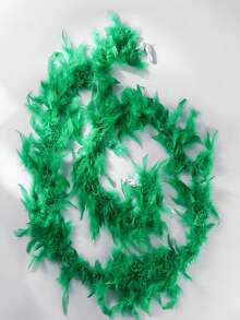 Carnival Feather Boa, Halloween Decorative Feather Scarf, Christmas Tree Ornament Feather Accessory - Multicolor - View 16
