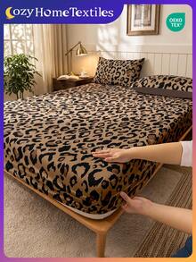 2/3pcs Printed Bedding Set (1pc Bedsheet Set + 1/2pcs Pillowcase Without Pillow Insert), Skin-Friendly Comfortable Mattress Protector, Printed Pattern Mattress Cover, Soft, Breathable, Multi-Size, Fits Twin/Full/Queen/King Bed, Machine Washable, Home Decor, Bedroom Decor - Multicolor - View 2