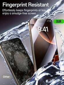 Juego de 3 en 1: 2 piezas de protector de pantalla de vidrio templado de alta definición + 1 pieza de protector de lente transparente. Este producto está hecho de vidrio templado de alta dureza con excelentes propiedades resistentes a los arañazos y al desgaste, no es fácil de rayar durante el uso diario. Adecuado para el hogar, la oficina, la biblioteca, el transporte y otros escenarios para satisfacer las necesidades de protección en múltiples escenarios. Compatible con iPhone y otros modelos. - transparente - Ver 3