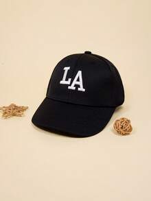 LA Embroidered Baseball Cap - Cute LA Logo Accessory Hat - Suitable For Both Girls And Boys. Suitable For Daily Leisure, Outdoor Play, Birthday Parties, Family Gatherings, And Park Walks. - Multicolor - View 4