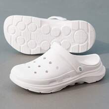 Skechers Dép xăng đan thể thao nữ kiểu dáng kẹo cao su mây | Đệm siêu nhẹ, thoáng khí MAX CUSHION - trắng - Xem 9